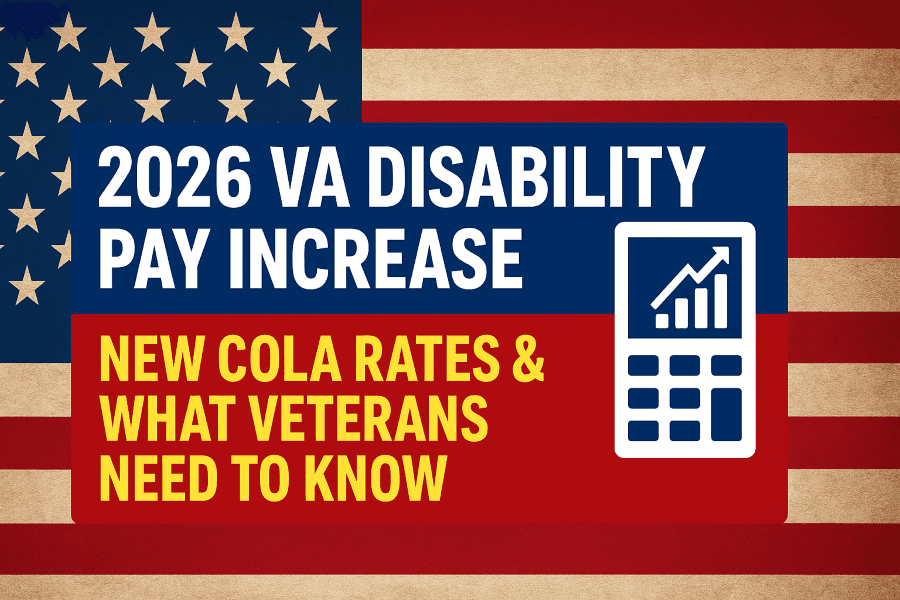 2026 VA Disability Pay Increase